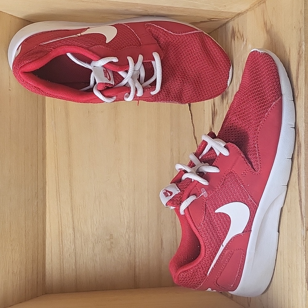 Nike Roshe One Gym Red White Dark Grey GS Running Shoes 599728-603